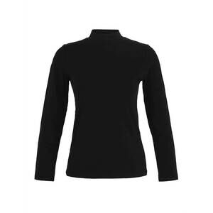 NEW DOLCEZZA women's mock neck long-sleeved top in black